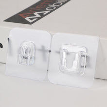 Adhesive Plastic Wall Hooks - Heavy Duty (1 Pair) - justgrabit.in | Just Grab It