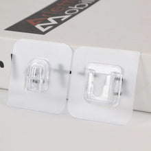 Magic Adhesive Plastic Wall Hooks Heavy Duty Hooks (Pack of 20) - 10 pair - Justgrabit Inc.