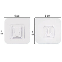 Magic Adhesive Plastic Wall Hooks Heavy Duty Hooks (Pack of 20) - 10 pair - Justgrabit Inc.