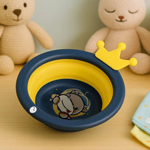 Cartoon Shape Wash Basin, Space Saving Multi Function Foldable Baby Wash basin Easy Clean Lightweight Thicken for Washing Face for Home (33x31 Cm / 1 pc) - Justgrabit Inc.