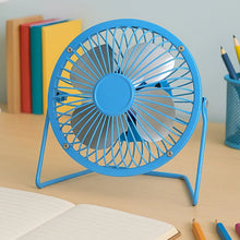 USB Table Desk Personal Metal Electronic Fan, Compatible with Computers, Laptops, Student Dormitory, Suitable For Office, School Use (1 Pc) - Justgrabit Inc.