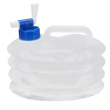 Outdoor Camping Collapsible Portable Water Container with Carry Handle Tap Valve Large Food Grade - justgrabit.in | Just Grab It