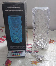 Crystal Touch Night Light for Bedroom Decor (16 Colors, Remote, USB) - justgrabit.in | Just Grab It