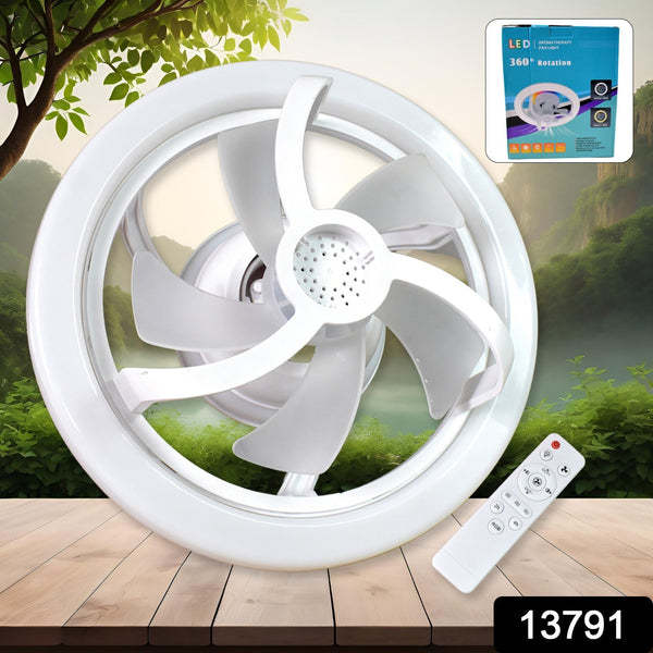 360° Rotation Ceiling Fan Light Smart Fan with Remote Control (1 Pc) - justgrabit.in | Just Grab It