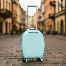 17849 Suitcase For Kids, Girls Green Small Cabin Hard Cover Holiday Carry On Trolley with Extendable Handle, Children's Luggage, Trolley Rolling Luggage for Toddlers Men Woman (Mix Color) - Justgrabit Inc.