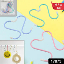 S Shape Metal Hooks for Hanging, Heavy Duty S Shaped Hooks for Hanging Clothes, Metal Hooks for Kitchen, Wardrobe, Work Shop, Bathroom, Garden, Office (6 Pcs Set) - Justgrabit Inc.