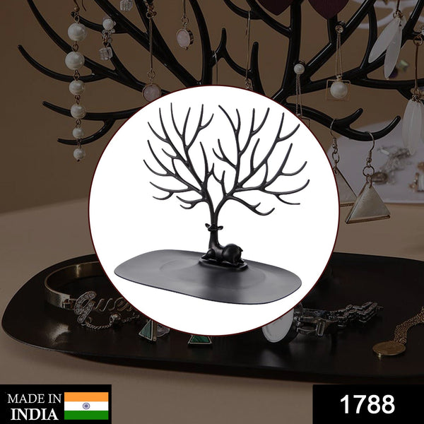 Deer Shaped Jewellery Display Holder Earring Necklace Holder Organiser (1Pc Only) - justgrabit.in | Just Grab It