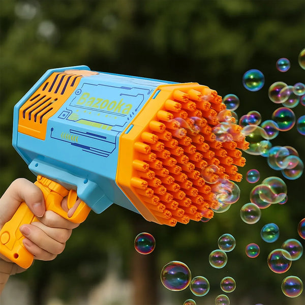 69 Holes Big Rechargeable Powerful Machine Bubble Gun Toys for Kids Adults, Bubble Makers, Big Rocket Boom Bubble Blower Best Gifts - Justgrabit Inc.