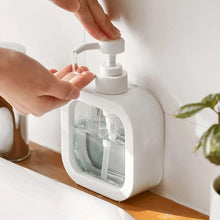 Snap sink Dispenser Plastic Clear Empty Pump Lotion Bottles (1 Set) - justgrabit.in | Just Grab It