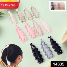 Plastic Hair Claw Clips Strong Clips (12 Pc / Mix Color), Hair accessories - justgrabit.in | Just Grab It