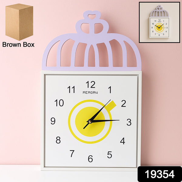 Decorative Square Wall Clock Battery Operated – 1 Pc - justgrabit.in | Just Grab It