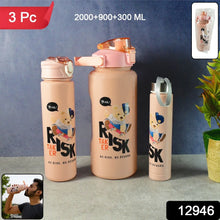Cartoon printed Water Bottle - (3 Pc / Set) - justgrabit.in | Just Grab It