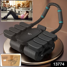 Automatic Rebound Abdominal Wheel with 8 Elbow Supports (1 Pc) - justgrabit.in | Just Grab It