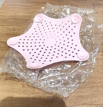 Baby Pink Silicone Star Shaped Sink Filter Bathroom Hair Catcher Drain Strainers - justgrabit.in | Just Grab It