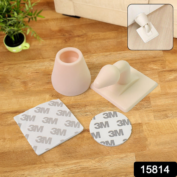 Door Stop Holder Door Stopper Anti - Collision Door Catch for Guard Your Wall (1 pc) - justgrabit.in | Just Grab It