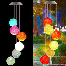 Solar Crystal Ball , Color Changing Solar Powered LED Hanging Light Mobile for Patio Yard Garden Home Outdoor Night Decor, Gifts - justgrabit.in | Just Grab It