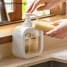 Snap sink Dispenser Plastic Clear Empty Pump Lotion Bottles (1 Set) - justgrabit.in | Just Grab It