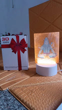 Beautiful 3D Lord Shiva Frame with Soft White Light (1 Pc) - Justgrabit Inc.