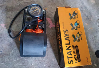 Portable High Pressure Foot Air Pump Compressor for Car and Bike - justgrabit.in | Just Grab It