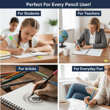 Pencil Top Eraser Rubber Erasers (1 Pc / Mix Colour & Design) - justgrabit.in | Just Grab It