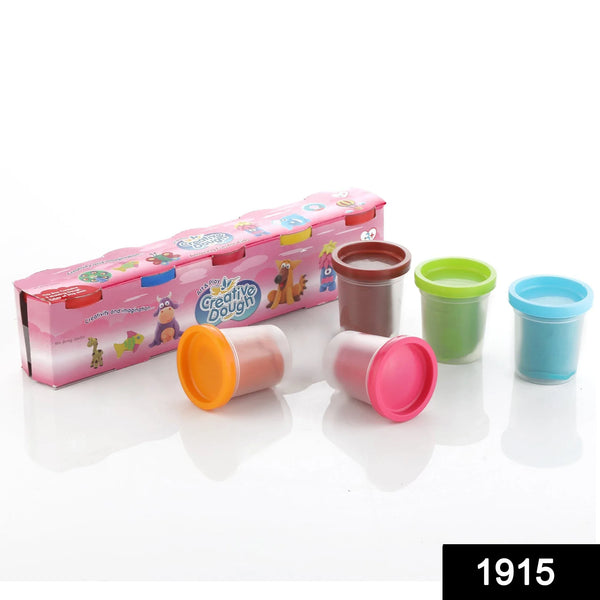 Non - Toxic Creative 50 Dough Clay 5 Different Colors (Pack of 5 Pcs) - Justgrabit Inc.