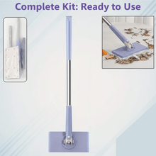 Automatic Cloth Changing Mini Mop with Push Pull Cloth Changing Handle (1 Pc) - justgrabit.in | Just Grab It