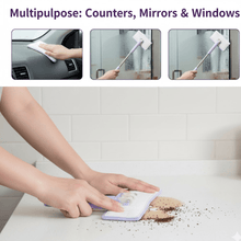 Automatic Cloth Changing Mini Mop with Push Pull Cloth Changing Handle (1 Pc) - justgrabit.in | Just Grab It