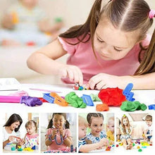 Non - Toxic Creative 50 Dough Clay Mould 5 Different Colors, (Pack of 6 Pcs) - Justgrabit Inc.