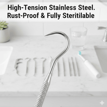 7 IN 1 STAINLESS STEEL TOOTHPICK FLOSSIER SET (1 SET / With Case) - justgrabit.in | Just Grab It