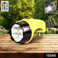Rechargeable LED Torch Flashlight – High - Power Handheld Emergency Light with Built - in Plug - Justgrabit Inc.