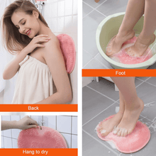 Silicone Bath Massage Cushion – Suction Cup Exfoliating Foot Scrubber & Mat - justgrabit.in | Just Grab It