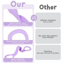 Silicone Resistance Bands Fitness Elastic Stretch (1 Pc) - justgrabit.in | Just Grab It