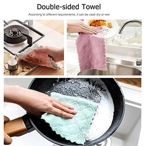 Multi - Purpose Wash Towel for Kitchen (20x12cm) - Justgrabit Inc.