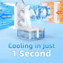 Electric Fan Desktop Double - Head Powerful Air (1 Pc / With Remote / Plug and Play) - justgrabit.in | Just Grab It