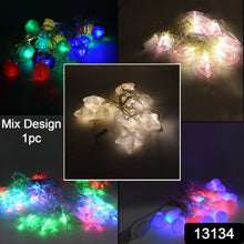 Home Decoration Diwali & Wedding LED String Light Indoor and Outdoor Light, Festival Decoration Led String Light, Multi - Color Light (1 Pc / Mix Design) - Justgrabit Inc.