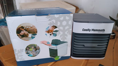 Mini Portable Air Cooler with LED Light & Water Fill - justgrabit.in | Just Grab It