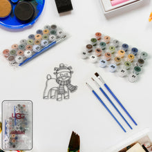 Paint by Number Kits 2 Set 21 Number Color, 6 paint brushes (2 Set) - justgrabit.in | Just Grab It