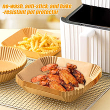 Square Air Fryer Disposable Paper Liner (50 Pcs Set / 160mmx45mm) - justgrabit.in | Just Grab It