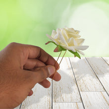 Colourful Flowing Flower Hair Pin (12 Pcs Set / Mix Color) - justgrabit.in | Just Grab It