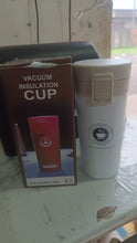 Stainless Steel Vacuum Insulated Coffee Flask with Flip Lock Lid (400ML / 1 Pc) - justgrabit.in | Just Grab It