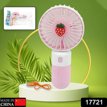 Portable Small Electric Fan Handheld, Rechargeable Mini Student Handheld Dormitory Class Personal Fan - Justgrabit Inc.