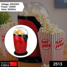 Hot Air corn, per Electric Machine Snack Maker - Justgrabit Inc.