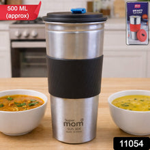 Supermom Stainless Steel Sip Mate Travel Tumbler (Approx. 500 ml) - justgrabit.in | Just Grab It