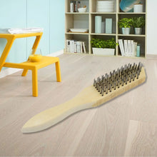 Wooden Handle Steel Wire Brush (1 Pc) - Justgrabit Inc.