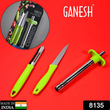 Ganesh 3pc Lighter Cum knife and peeler. - Justgrabit Inc.