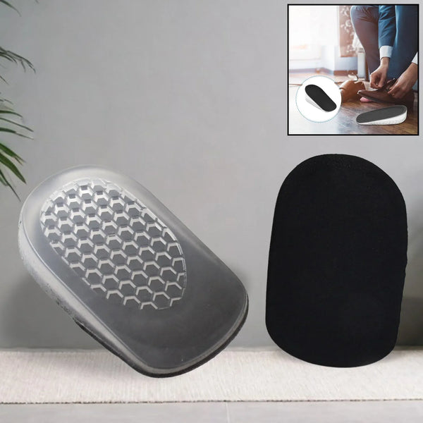 Medium 1 Pairs Silicone Heel Pads, Shoes Insole (11×6×3 Cm) - Justgrabit Inc.