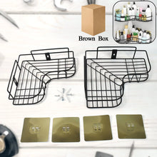 Metal Shower Shelf, Shower Shelf without Drilling (2 Pc) - Justgrabit Inc.