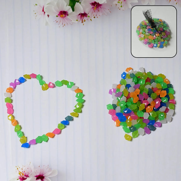 Multi - Color Decorative Stone for Garden / Lawn / Aquarium Fish Tank Gravel / Flower Pots Decoration Pebbles for Fish Bowl & All Purpose Attractive Stone Set - justgrabit.in | Just Grab It
