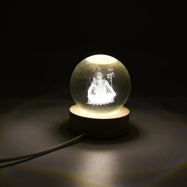 3D Crystal Ball lamps for Bedroom 3D Lamps for Home Decoration 3D Crystal Ball Night Light Gifts for Women Gifts for Men Room Decor Items for Bedroom for Friend and Family (1 Pc) - justgrabit.in | Just Grab It