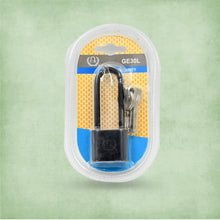 Lock with Key Metal Locker 1 Set Padlock Mini Padlock Beam Plastic, Copper Alloy, Iron Alloy Black Metal Storage Cabinet Safety Padlock 3 Additional keys (1 pc) - justgrabit.in | Just Grab It